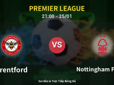 🔴 Trực Tiếp: Brentford 0-1 Nottingham Forest – Link Xem Premier League (Full HD)