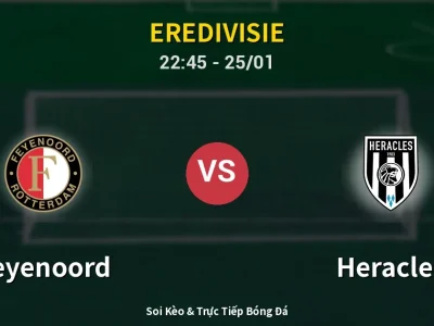 Soi Kèo Feyenoord vs Heracles – 22:45 25/01 | Nhận Định, Dự Đoán Tỷ Số