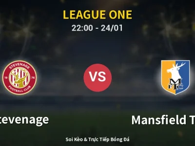 Soi Kèo Stevenage vs Mansfield Town – 22:00 24/01 | Nhận Định, Dự Đoán Tỷ Số