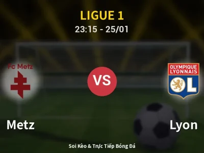 Soi Kèo Metz vs Lyon – 23:15 25/01 | Nhận Định, Dự Đoán Tỷ Số
