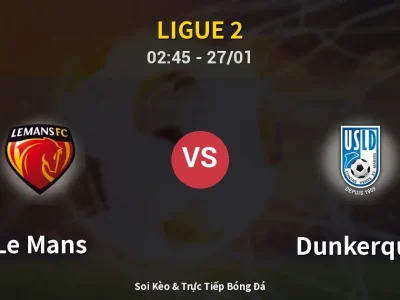 Kết Quả: Le Mans 1-0 Dunkerque – Highlight & Bàn Thắng | Ligue 2