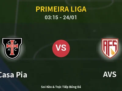 Kết Quả: Casa Pia 3-3 AVS – Highlight & Bàn Thắng | Primeira Liga