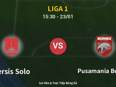 Kết Quả: Persis Solo 0-1 Pusamania Borneo – Highlight & Bàn Thắng | Liga 1