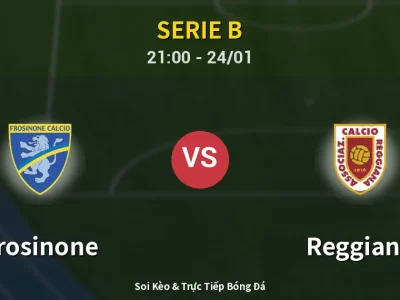 Soi Kèo Frosinone vs Reggiana – 21:00 24/01 | Nhận Định, Dự Đoán Tỷ Số