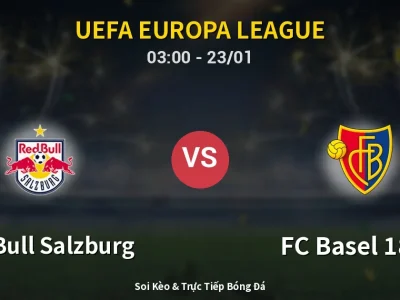 Kết Quả: Red Bull Salzburg 3-1 FC Basel 1893 – Highlight & Bàn Thắng | UEFA Europa League