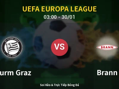 Kết Quả: Sturm Graz 1-0 Brann – Highlight & Bàn Thắng | UEFA Europa League