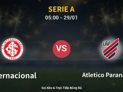Kết Quả: Internacional 0-1 Atletico Paranaense – Highlight & Bàn Thắng | Serie A