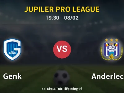 Kết Quả: Genk 2-0 Anderlecht – Highlight & Bàn Thắng | Jupiler Pro League