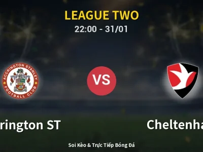 Soi Kèo Accrington ST vs Cheltenham – 22:00 31/01 | Nhận Định, Dự Đoán Tỷ Số