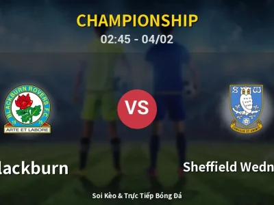 Kết Quả: Blackburn 1-0 Sheffield Wednesday – Highlight & Bàn Thắng | Championship