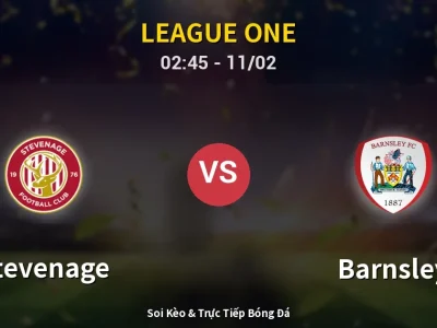 Soi Kèo Stevenage vs Barnsley – 02:45 11/02 | Nhận Định, Dự Đoán Tỷ Số