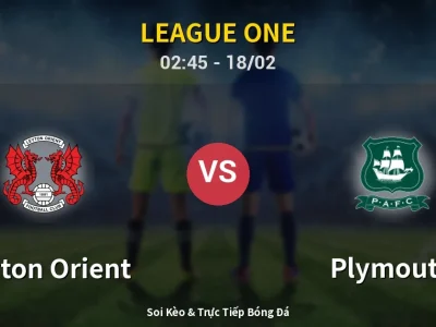 Kết Quả: Leyton Orient 1-3 Plymouth – Highlight & Bàn Thắng | League One