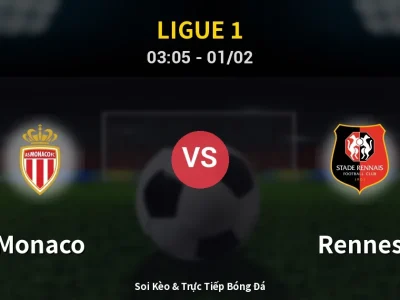 Kết Quả: Monaco 4-0 Rennes – Highlight & Bàn Thắng | Ligue 1