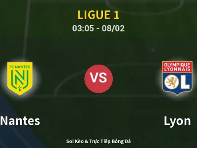 Kết Quả: Nantes 0-1 Lyon – Highlight & Bàn Thắng | Ligue 1