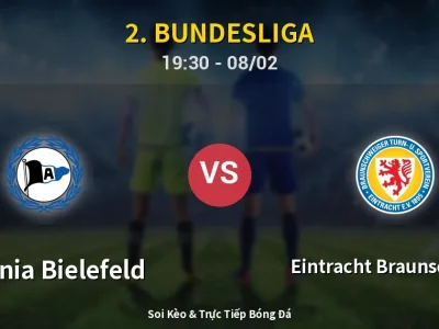 Kết Quả: Arminia Bielefeld 3-2 Eintracht Braunschweig – Highlight & Bàn Thắng | 2. Bundesliga