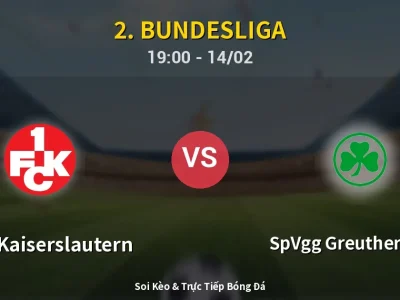 🔴 Trực Tiếp: 1. FC Kaiserslautern 1-0 SpVgg Greuther Fürth – Link Xem 2. Bundesliga (Full HD)