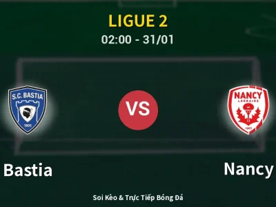 Kết Quả: Bastia 0-0 Nancy – Highlight & Bàn Thắng | Ligue 2