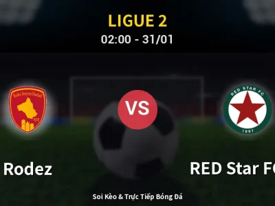 Kết Quả: Rodez 1-1 RED Star FC 93 – Highlight & Bàn Thắng | Ligue 2
