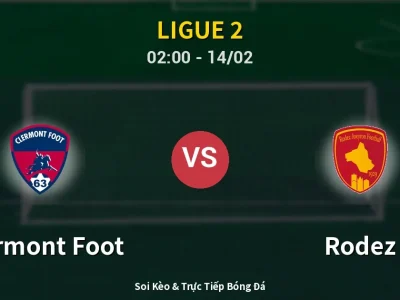Kết Quả: Clermont Foot 1-2 Rodez – Highlight & Bàn Thắng | Ligue 2