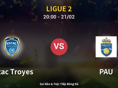 Kết Quả: Estac Troyes 4-3 PAU – Highlight & Bàn Thắng | Ligue 2