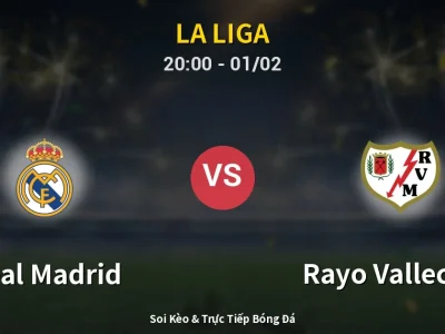 🔴 Trực Tiếp: Real Madrid 1-0 Rayo Vallecano – Link Xem La Liga (Full HD)