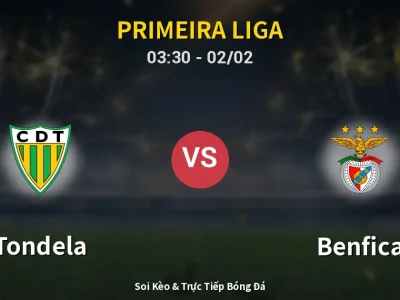 Kết Quả: Tondela 0-0 Benfica – Highlight & Bàn Thắng | Primeira Liga