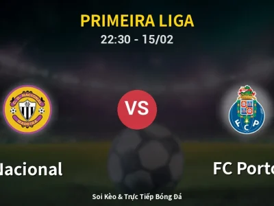 🔴 Trực Tiếp: Nacional 0-0 FC Porto – Link Xem Primeira Liga (Full HD)