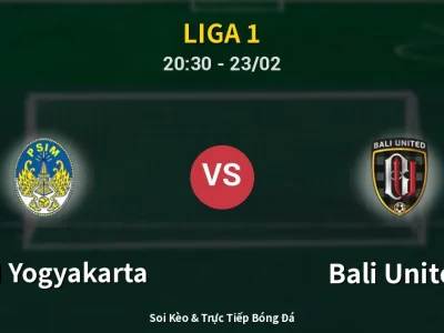 🔴 Trực Tiếp: PSIM Yogyakarta 1-3 Bali United – Link Xem Liga 1 (Full HD)