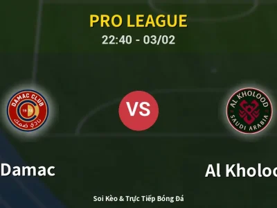 🔴 Trực Tiếp: Damac 0-0 Al Kholood – Link Xem Pro League (Full HD)