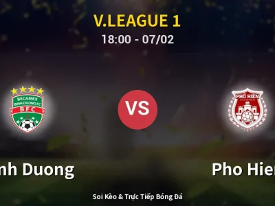 Kết Quả: Binh Duong 1-2 Pho Hien – Highlight & Bàn Thắng | V.League 1