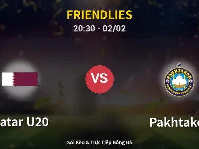 Soi Kèo Qatar U20 vs Pakhtakor – 20:30 02/02 | Nhận Định, Dự Đoán Tỷ Số
