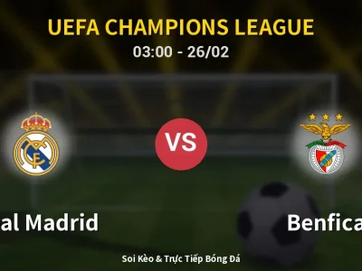 Kết Quả: Real Madrid 2-1 Benfica – Highlight & Bàn Thắng | UEFA Champions League