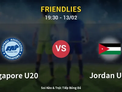 Kết Quả: Singapore U20 0-2 Jordan U20 – Highlight & Bàn Thắng | Friendlies