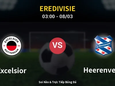 Kết Quả: Excelsior 1-2 Heerenveen – Highlight & Bàn Thắng | Eredivisie