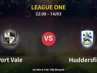 🔴 Trực Tiếp: Port Vale 0-0 Huddersfield – Link Xem League One (Full HD)
