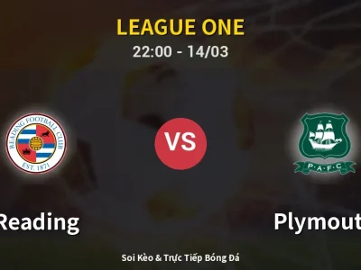 🔴 Trực Tiếp: Reading 2-1 Plymouth – Link Xem League One (Full HD)