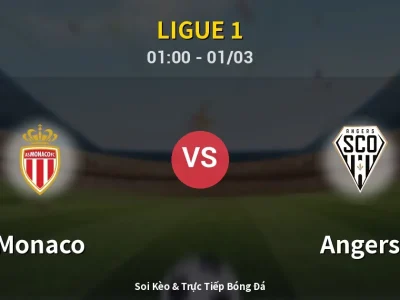 Kết Quả: Monaco 2-0 Angers – Highlight & Bàn Thắng | Ligue 1