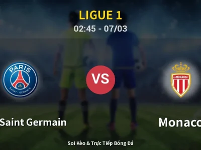 Kết Quả: Paris Saint Germain 1-3 Monaco – Highlight & Bàn Thắng | Ligue 1