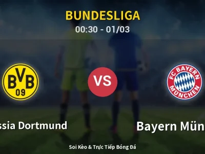 Kết Quả: Borussia Dortmund 2-3 Bayern München – Highlight & Bàn Thắng | Bundesliga