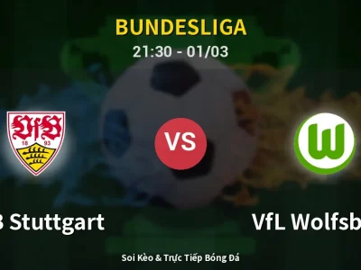 🔴 Trực Tiếp: VfB Stuttgart 3-0 VfL Wolfsburg – Link Xem Bundesliga (Full HD)