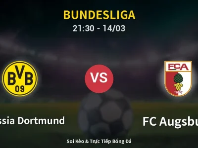 🔴 Trực Tiếp: Borussia Dortmund 1-0 FC Augsburg – Link Xem Bundesliga (Full HD)