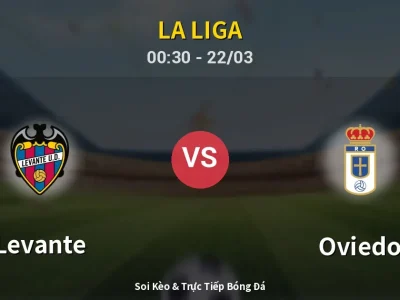 Kết Quả: Levante 4-2 Oviedo – Highlight & Bàn Thắng | La Liga