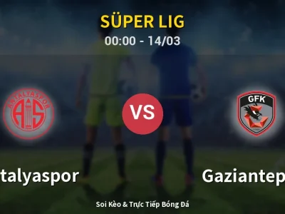 Kết Quả: Antalyaspor 1-4 Gaziantep FK – Highlight & Bàn Thắng | Süper Lig
