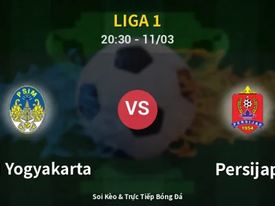 🔴 Trực Tiếp: PSIM Yogyakarta 2-2 Persijap – Link Xem Liga 1 (Full HD)