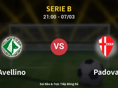 🔴 Trực Tiếp: Avellino 0-0 Padova – Link Xem Serie B (Full HD)