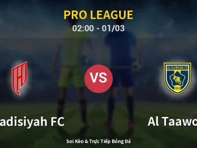 Kết Quả: Al-Qadisiyah FC 1-1 Al Taawon – Highlight & Bàn Thắng | Pro League