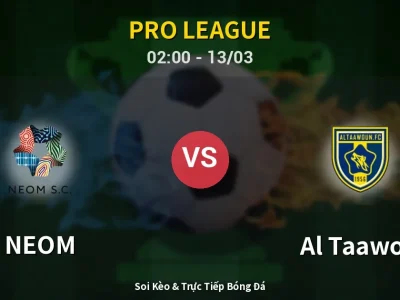 Kết Quả: NEOM 2-2 Al Taawon – Highlight & Bàn Thắng | Pro League