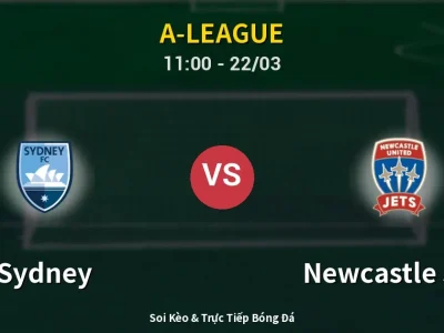 Kết Quả: Sydney 1-2 Newcastle Jets – Highlight & Bàn Thắng | A-League