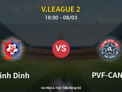 Kết Quả: Binh Dinh 2-0 PVF-CAND – Highlight & Bàn Thắng | V.League 2