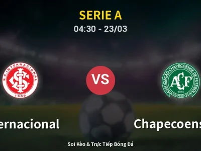 Soi Kèo Internacional vs Chapecoense-sc – 04:30 23/03 | Nhận Định, Dự Đoán Tỷ Số